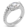 Thumbnail Image 2 of Oval-Cut Created By Jared Studio Lab-Created Diamond Engagement Ring 3-1/2 ct tw 14K White Gold