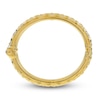 Thumbnail Image 2 of Italia D'Oro Basket Weave Bangle Bracelet 14K Yellow Gold