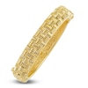 Thumbnail Image 3 of Italia D'Oro Basket Weave Bangle Bracelet 14K Yellow Gold