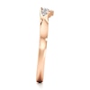 Thumbnail Image 3 of J'Lure Lab-Created Diamond Scalloped Wedding Band 1/8 ct tw 18K Rose Gold