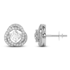 Thumbnail Image 1 of Lab-Created Diamond Twist Earring Jackets 1/3 ct tw ct tw 10K White Gold