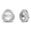 Thumbnail Image 4 of Lab-Created Diamond Twist Earring Jackets 1/3 ct tw ct tw 10K White Gold