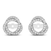 Thumbnail Image 6 of Lab-Created Diamond Twist Earring Jackets 1/3 ct tw ct tw 10K White Gold