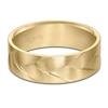 Thumbnail Image 3 of ArtCarved Men's Brushed Wedding Band 14K Yellow Gold 7mm