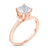 Thumbnail Image 2 of Diamond Solitaire Floral Engagement Ring 2 ct tw Round 14K Rose Gold (I2/I)