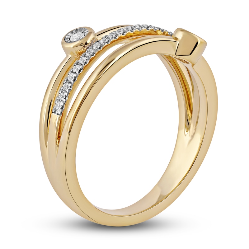 Diamond Stackable Ring 1/8 ct tw Round 14K Yellow Gold