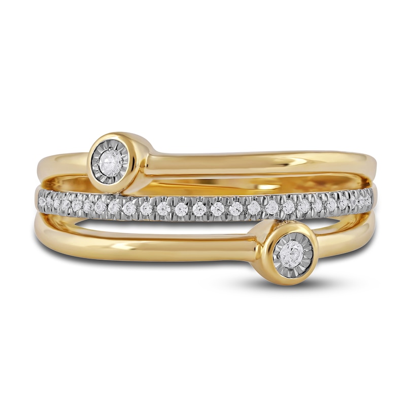 Diamond Stackable Ring 1/8 ct tw Round 14K Yellow Gold