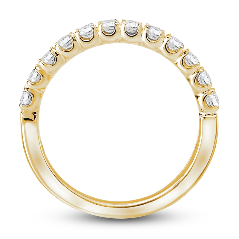 Main Image 2 of Diamond Anniversary Band 1/2 ct tw Round 14K Yellow Gold