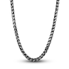 Thumbnail Image 0 of Men's Solid Wheat Chain Necklace Black Ion-Plated Stainless Steel 24" 5mm