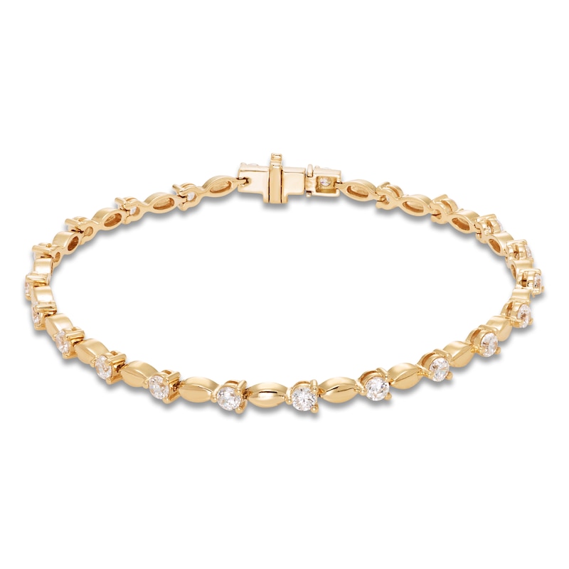 Certified Diamond Bracelet 2 ct tw 18K Yellow Gold