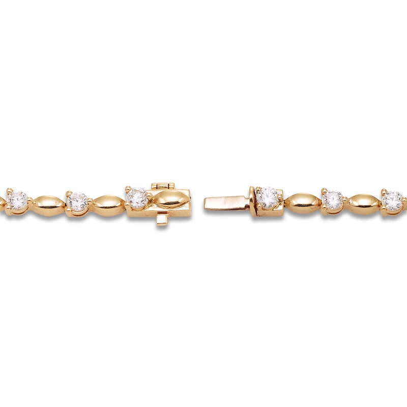 Certified Diamond Bracelet 2 ct tw 18K Yellow Gold