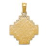 Thumbnail Image 3 of Flat Cross Pendant Necklace 14K Yellow Gold 18&quot;