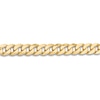 Thumbnail Image 1 of Men's Solid Curb Chain Necklace 14K Yellow Gold 22" 9.5mm