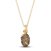 Thumbnail Image 0 of Le Vian Wrapped In Chocolate Diamond Pendant Necklace 7/8 ct tw Round 14K Honey Gold 19"