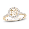 Thumbnail Image 1 of Diamond Engagement Ring Setting 1/2 ct tw Round 14K Yellow Gold