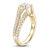 Thumbnail Image 2 of Certified Diamond Engagement Ring 1-1/2 ct tw Round 14K Yellow Gold