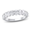 Thumbnail Image 0 of Lab-Created Oval-Cut Diamond Anniversary Ring 2 ct tw 14K White Gold