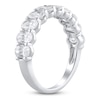 Thumbnail Image 1 of Lab-Created Oval-Cut Diamond Anniversary Ring 2 ct tw 14K White Gold