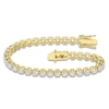 Thumbnail Image 1 of Lab-Created Diamond Tennis Bracelet 5 ct tw 14K Yellow Gold 7.25&quot;