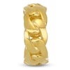 Thumbnail Image 2 of LUSSO by Italia D'Oro Men's Solid Curb Chain Link Ring 14K Yellow Gold