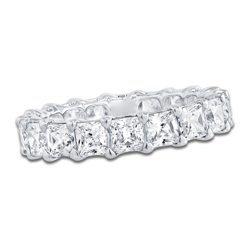 Certified Princess-Cut Diamond Eternity Band 4-7/8 ct tw Platinum