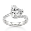 Thumbnail Image 1 of J'Lure Heart Brilliant-Cut Lab-Created Diamond Bypass Engagement Ring 3-1/2 ct tw 18K White Gold