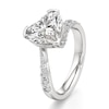 Thumbnail Image 4 of J'Lure Heart Brilliant-Cut Lab-Created Diamond Bypass Engagement Ring 3-1/2 ct tw 18K White Gold