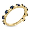 Thumbnail Image 2 of Natural Blue Sapphire Stackable Ring 14K Yellow Gold