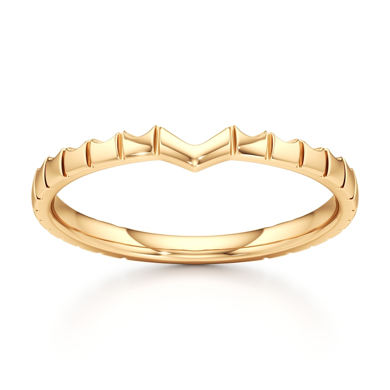 Main Image 1 of J'Lure Contour Wedding Band 18K Yellow Gold