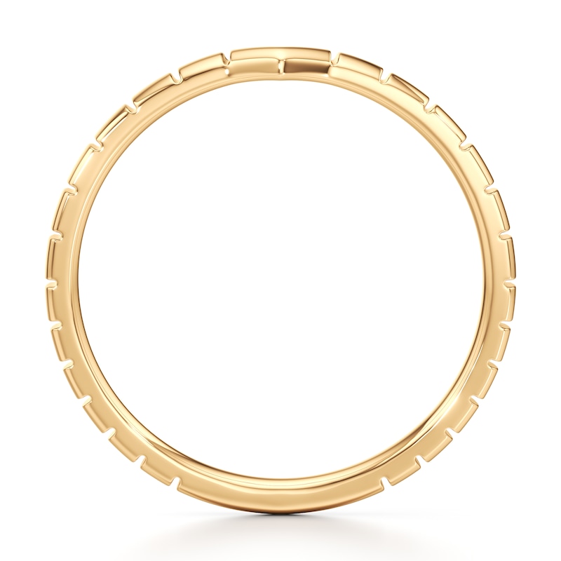 Main Image 2 of J'Lure Contour Wedding Band 18K Yellow Gold