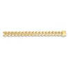 Thumbnail Image 1 of Hollow Curb Chain Bracelet 10K Yellow Gold 9" 15.5mm