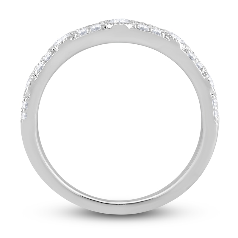 Main Image 3 of Diamond Anniversary Band 1/2 ct tw Round 14K White Gold