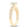 Thumbnail Image 2 of Diamond Milgrain Engagement Ring 1-1/5 ct tw Round 14K Yellow Gold