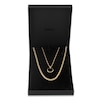 Thumbnail Image 1 of 1933 by Esquire Men's Natural Onyx Necklace Box Set 14K Yellow Gold-Plated Sterling Silver 26.15mm