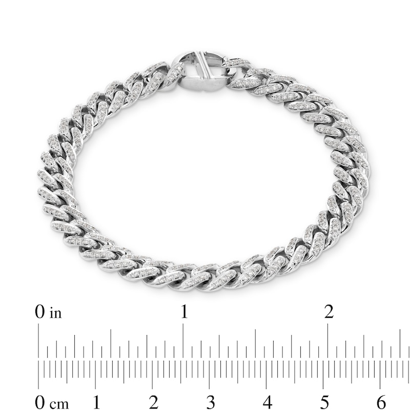 Alessi Domenico Diamond Bracelet 1 ct tw 18K White Gold 7"