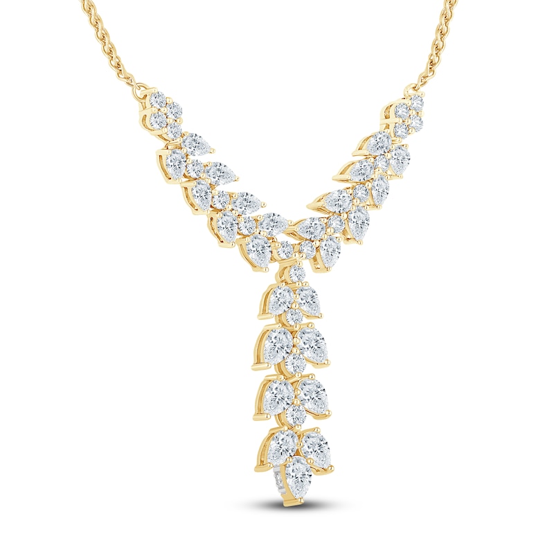 Main Image 2 of Pnina Tornai Pear-Shaped & Round Diamond Necklace 2 ct tw 14K Yellow Gold