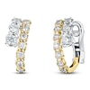 Thumbnail Image 0 of Matinee by A Link Diamond Hoop Earrings 1-1/8 ct tw 18K Two-Tone Gold