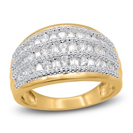 Diamond Anniversary Band 1 ct tw Round 14K Yellow Gold