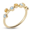 Thumbnail Image 2 of Juliette Maison Natural Citrine & Natural Aquamarine Ring 10K Yellow Gold