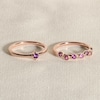 Thumbnail Image 4 of Juliette Maison Natural Citrine & Natural Aquamarine Ring 10K Yellow Gold
