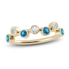 Thumbnail Image 1 of Juliette Maison Natural Citrine & Natural Blue Zircon Ring 10K Yellow Gold