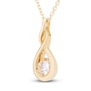 Thumbnail Image 1 of Certified Diamond Pendant Necklace 1/4 ct tw 18K Yellow Gold
