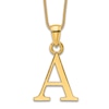 Thumbnail Image 1 of Initial A Necklace 14K Yellow Gold 18&quot;