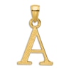 Thumbnail Image 3 of Initial A Necklace 14K Yellow Gold 18&quot;