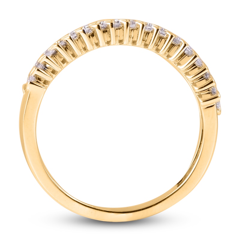 Main Image 2 of Diamond Ring 1/2 ct tw Baguette 14K Yellow Gold