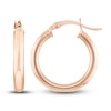 Thumbnail Image 1 of Polished Hoop Earrings 14K Rose Gold 20mm