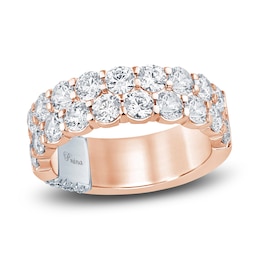 Pnina Tornai Lab-Created Diamond Anniversary Band 3 ct tw Round 14K Rose Gold