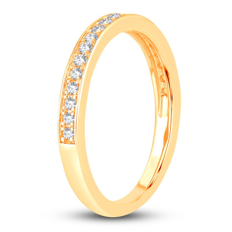 Diamond Wedding Band 1/5 ct tw Round 14K Yellow Gold