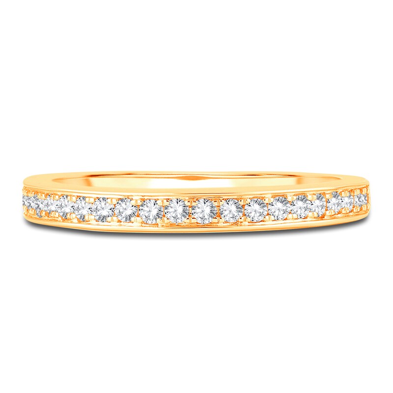 Diamond Wedding Band 1/5 ct tw Round 14K Yellow Gold