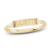 Thumbnail Image 1 of Juliette Maison Diamond Engravable Ring 1/20 ct tw Round 10K Yellow Gold